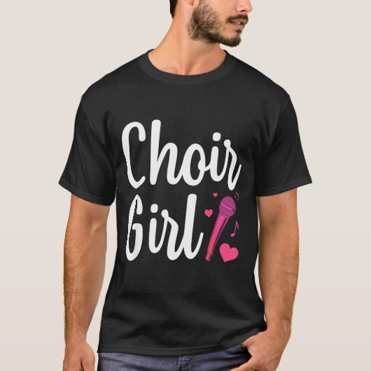 Choir Art For Girls Women Choir Singing Chorus Sho T-Shirt (Vorderseite)