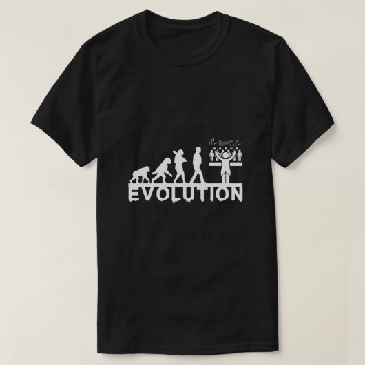 Choir Conductor Evolution Chorus Choral Music Gift T-Shirt (Design vorne)