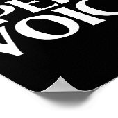 Choir Regisseur musik lustiger Musiklehrer Poster (Ecke)