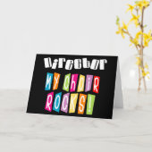 Choir Rocks Director Karte (Gelbe Blume)