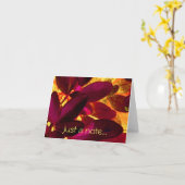 Choisya Autumn 'Just a note card' Karte (Gelbe Blume)