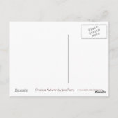 Choisya Herbst 2 Postkarte (Rückseite)