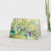 Chokecherie Blank Notecard Dankeskarte (Vorderseite)