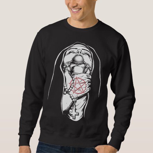 choked up nun sweatshirt (Vorderseite)