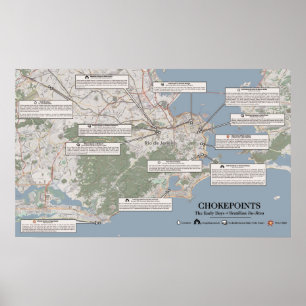 Chokepoints: Der Anfang des Brasilianers Jiu-Jitsu Poster