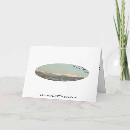 Choklit Park, Vancouver, BC Note Card Karte (Rückseite)