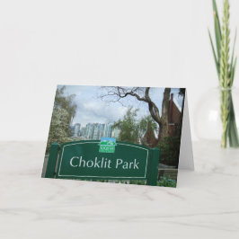 Choklit Park, Vancouver, BC Note Card Karte