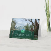Choklit Park, Vancouver, BC Note Card Karte (Vorderseite)