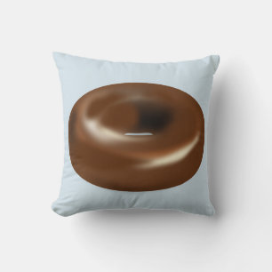 CHOKOLATE DONUT Funny Kissen