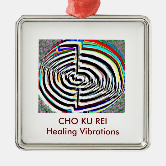 Chokuray Reiki - CHO KU REI Ornament Aus Metall (Vorne)