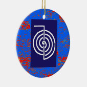 CHOKUREI Reiki grundlegendes heilendes Symbol Keramikornament (Rechts)