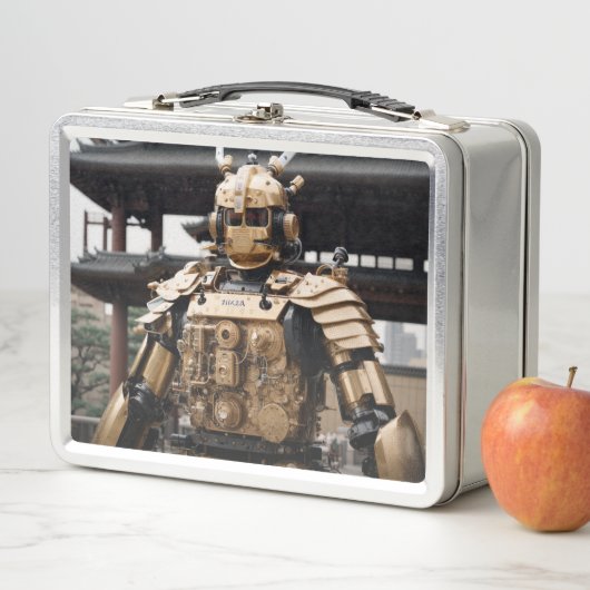 Chokutō Robots Metall Brotdose (Beispiel)
