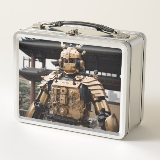 Chokutō Robots Metall Brotdose (Vorderseite)