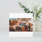 Chol Hamoed Pesach. Casablanca Marokko Einladung (Stehend Vorderseite)