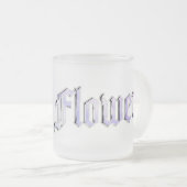 Chola Blume | Tasse aus Mattglas (VorderseiteRechts)