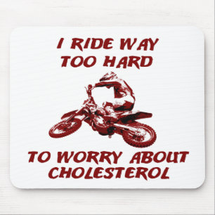 Cholesterin - Dirt Bike Motocross-Mauspad Mousepad