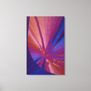 Cholesterin-Kristalle Leinwanddruck