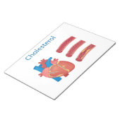 Cholesterin Notizblock (angewinkelt)