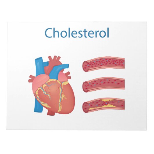 Cholesterin Notizblock (Vorderseite)