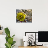 Cholla Cactus Blume Poster (Heimbüro)