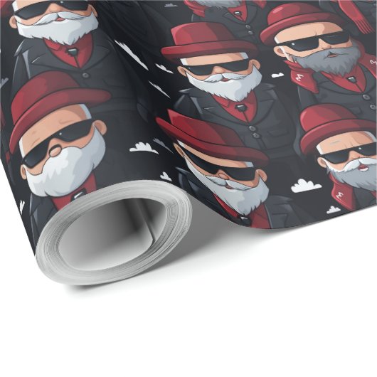 Cholo Santa Geschenkpapier (Rolleneckpunkt)