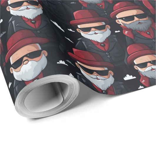 Cholo Santa Geschenkpapier (Rolleneckpunkt)