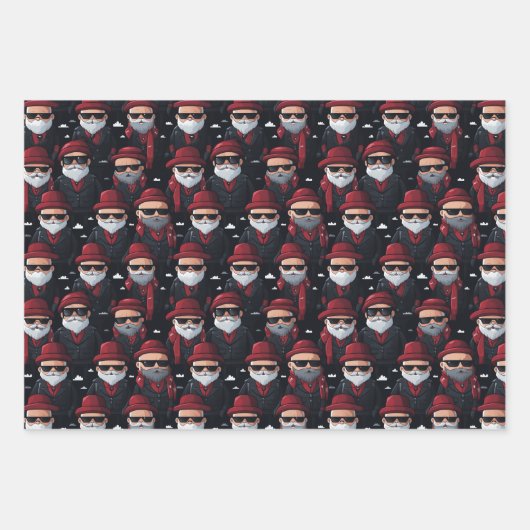 Cholo Santa Geschenkpapier Set (Vorderseite 3)