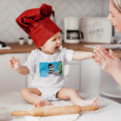 Cholo Snowman FoChristmas Tree Lights Snow Baby Strampler