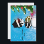 Cholo Snowman FoChristmas Tree Lights Snow Einladung<br><div class="desc">Verteile Weihnachtsfreude mit dieser lustigen Karte,  die meine Illustration eines Schneemanns zeigt,  der Weihnachtsbaumleuchten im Schnee anschaut.</div>
