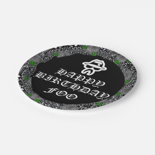 Cholo Theme Party Teller (Schrägansicht)