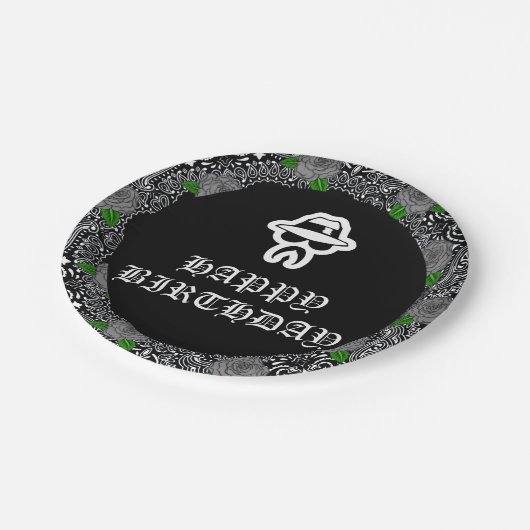 Cholo Theme Party Teller (Schrägansicht)