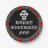 Cholo Theme Party Teller (Vorderseite)