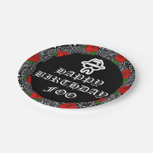 Cholo Theme Party Teller (Schrägansicht)