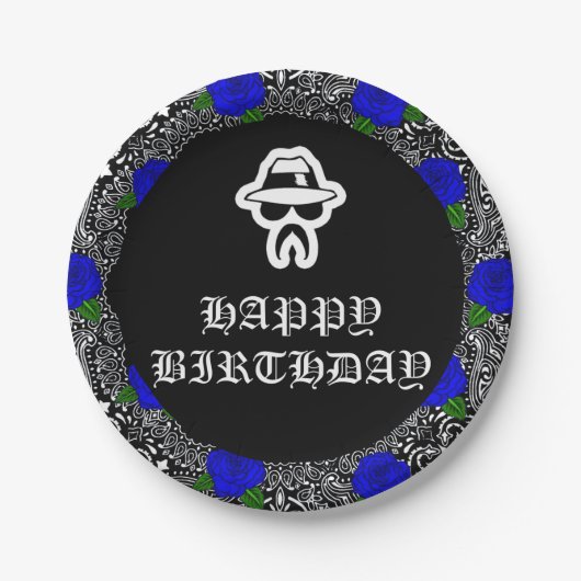 Cholo Theme Party Teller (Vorderseite)