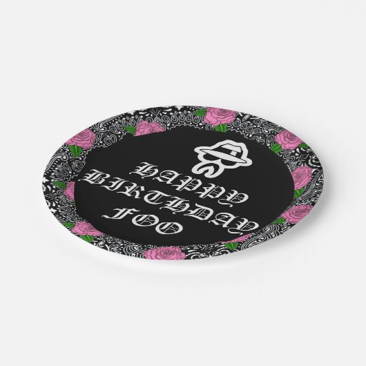 Cholo Theme Party Teller (Schrägansicht)