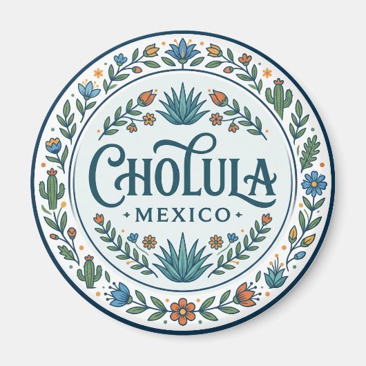 Cholula Mexiko Magnet (Vorne)
