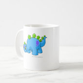 Chomby Blau Kaffeetasse (Vorderseite Links)
