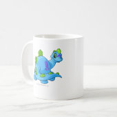 Chomby Blau Kaffeetasse (Vorderseite Links)