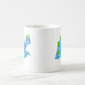 Chomby Blau Kaffeetasse (Mittel)