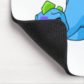 Chomby Blau Mousepad (Ecke)