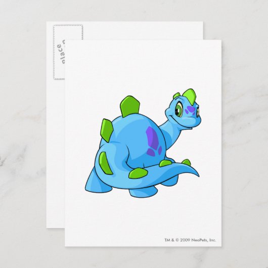 Chomby Blue Postkarte (Vorne/Hinten)