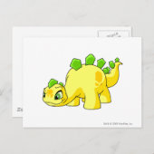 Chomby Gelb Postkarte (Vorne/Hinten)