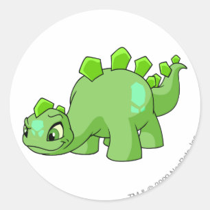 Chomby Grün Runder Aufkleber