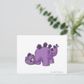 Chomby Lila Postkarte (Stehend Vorderseite)