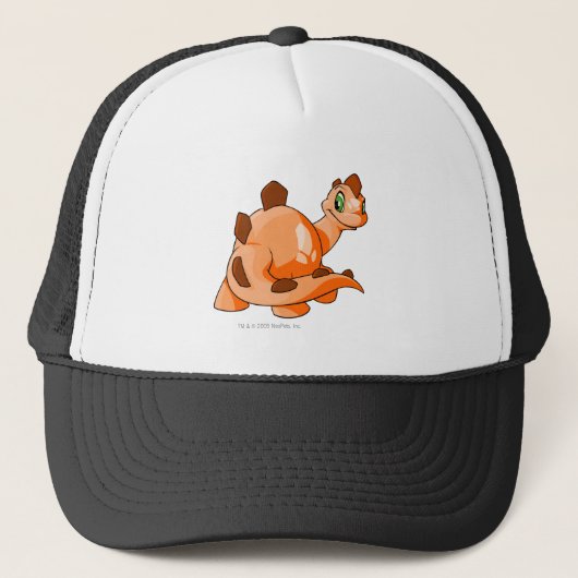 Chomby Orange Truckerkappe (Vorderseite)