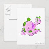 Chomby Pink Postkarte (Vorne/Hinten)