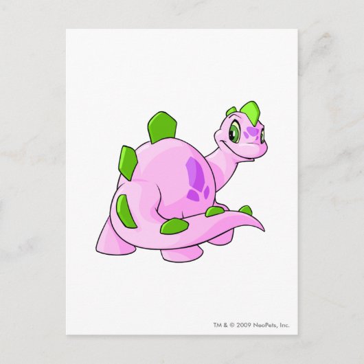 Chomby Pink Postkarte (Vorderseite)