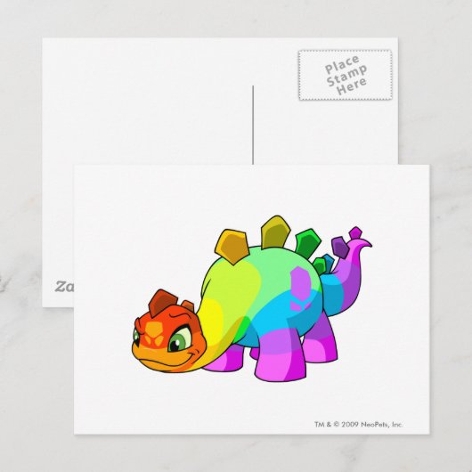 Chomby Rainbow Postkarte (Vorne/Hinten)