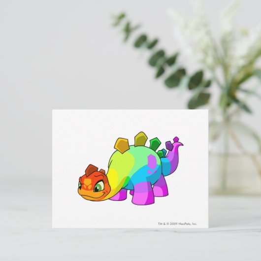 Chomby Rainbow Postkarte (Stehend Vorderseite)