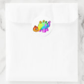Chomby Rainbow Runder Aufkleber (Tasche)